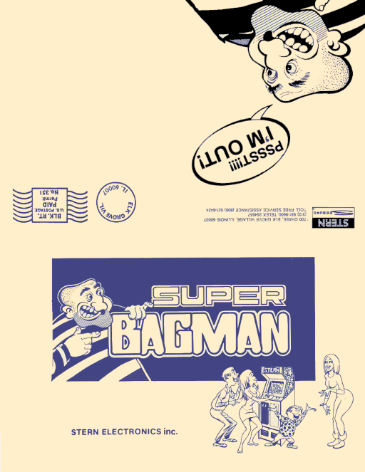 Super Bagman (Stern) Game Cover